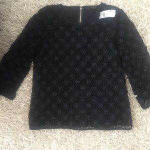 Ann Taylor Crochet Blouse